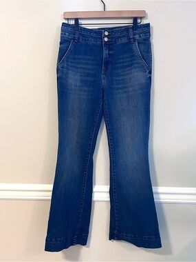 Kut from the Kloth Women’s Ana High Rise Flare Jeans Size 6 Dark Blue